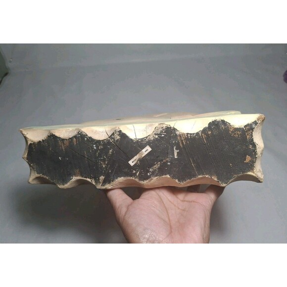 Vintage Hand Carved Hand Painted  Wooden Fish Figure Coastal Beach Home Decor - Picture 9 of 9